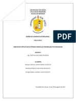 Análisis de Estructura de Prensa Hidraúlica Ensamblada Por Soldadura