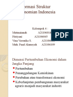 Transformasi Struktur Perekonomian Indonesia