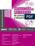 Produccion de Materiales de Comunicacion y Educacion Popular
