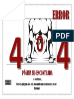 Error 404 - Diseño Web