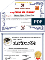 Colegio San Juan de Yánac Diploma Honor Bachillerato 2016