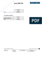 Flange Connections DOP Dredge Pump 150