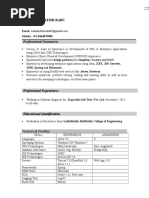 Satish Babu Resume