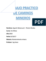 Trabajo Practico de Caminos Mineros