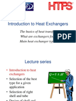 Introduction To Heat Exchangers: The Basics of Heat Transfer What Are Exchangers For? Main Heat Exchanger Types