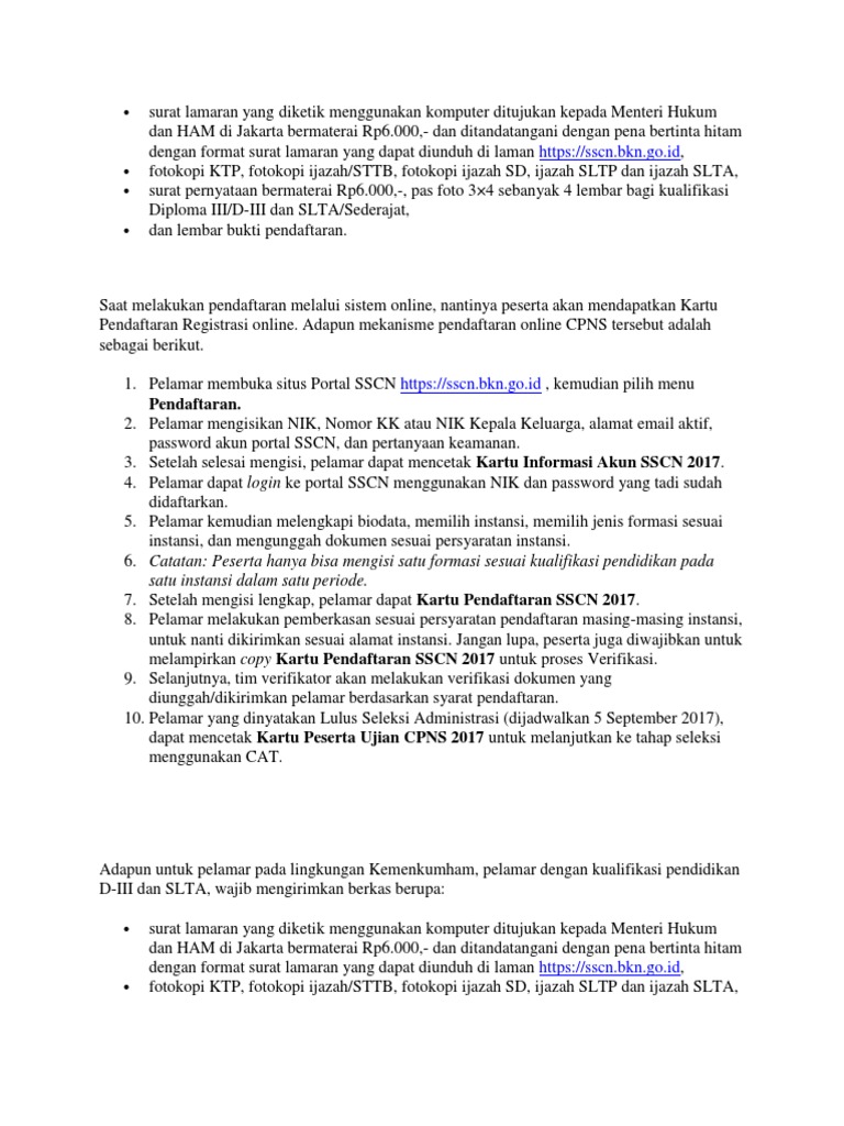 Contoh Surat Lamaran Ditujukan Kepada Menteri Hukum Dan ...