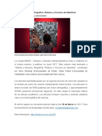 Call For Papers - Objectos y Museos - Esp PDF