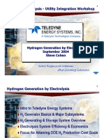Obtencion de Hidrogeno Por Electrolisis (English)