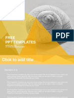 Snail Abstract PowerPoint Templates Standard