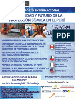 Afiche Evento Proteccion Sismica Baja