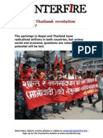 Nepal and Thailand Revolution Postponed