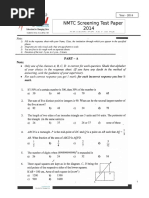 237969741 NMTC 2014 Screening Test Paper Sub Junior 7 8