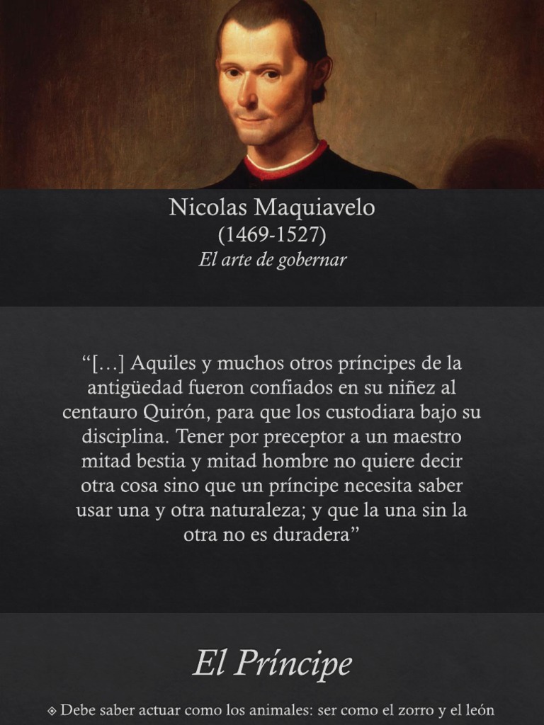 Nicolas Maquiavelo El Arte de Gobernar | PDF