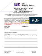 ADHD Documentation Form