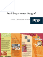 Profil Departemen Geografi UI