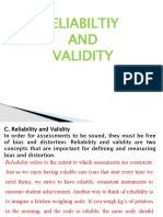 Validity An Reliability
