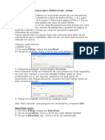 Localizar e Substituir