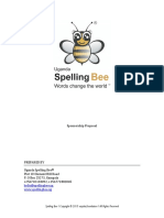 Sponsorship Proposal: Hello@spellingbee - Ug WWW - Spellingbee.ug