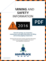 W & S Information - Ropeblock Lifting & Rigging Components