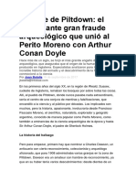 Hombre de Piltdown-Fraude Cientifico