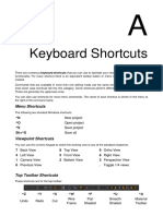 Anim8or Manual Chapter A Keyboard Shortcuts