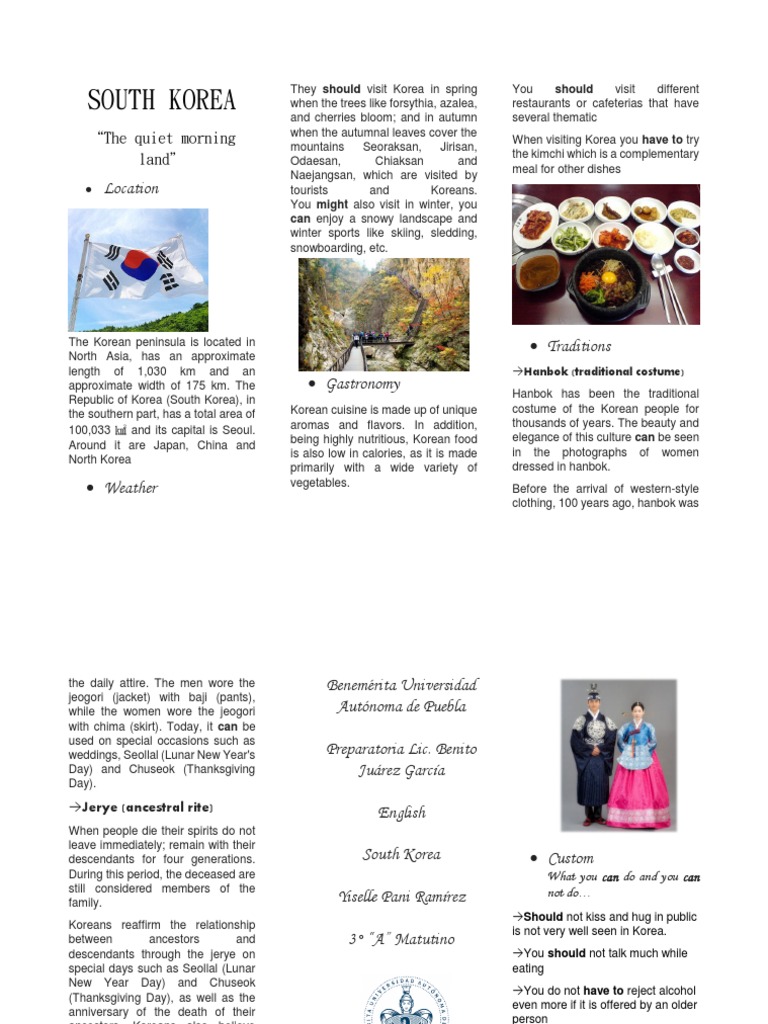 Discovering South Korea: Culture & Travel | PDF | Korea | Korean Cuisine