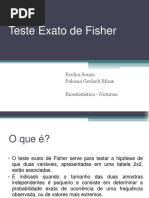 Teste Exato de Fisher