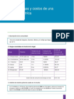 Análisis de Cargas y Costos de Una Instalación Eléctrica