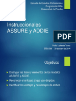 Presentacinmodeloinstruccionalassureyaddie 140901124535 Phpapp02