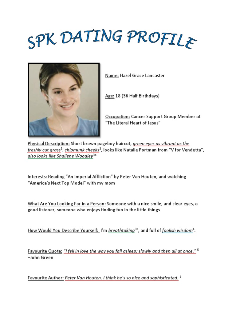 SPK Dating Profile | PDF | Self-Improvement