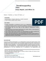 FandAC - 2017 - Shakked - Raikin - Insertional Tendinopathy of Achilles - Debridement_1o Repair_and When to Augment