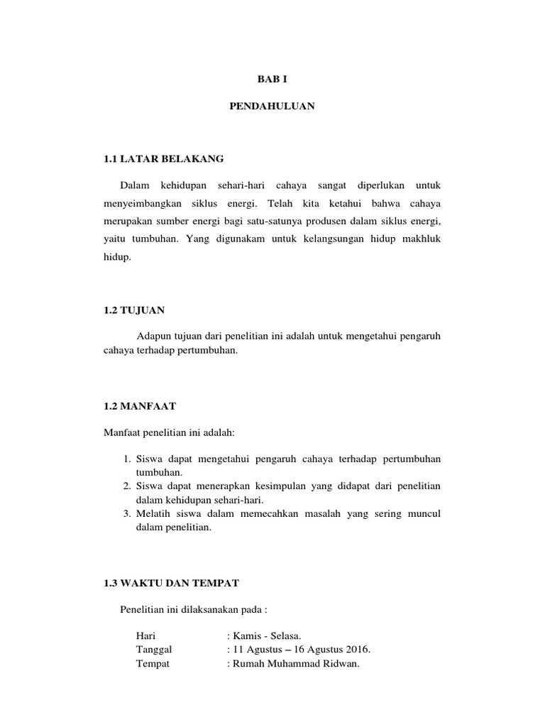 Laporan Praktikum Kacang Hijau