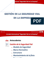 Gestión de seguridad vial en empresa líder panificación