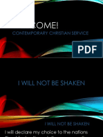 Welcome!: Contemporary Christian Service