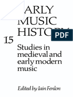Early Music History, Vol. 15 (1996)