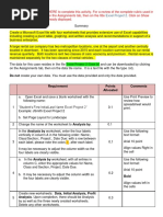 ExcelProject2 Instructions