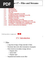 Chapter 17 - Files and Streams: 2003 Prentice Hall, Inc. All Rights Reserved