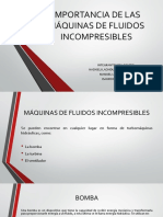 Importancia de Las Máquinas de Fluidos Incompresibles