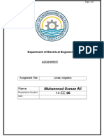 Muhammad Usman Ali: Department of Electrical Engineering