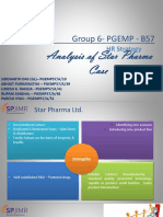 ODHRM - Analysis of Star Pharma Case