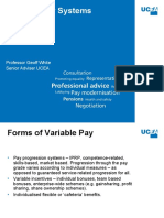 Variable Pay Systems: Professor Geoff White Senior Adviser UCEA