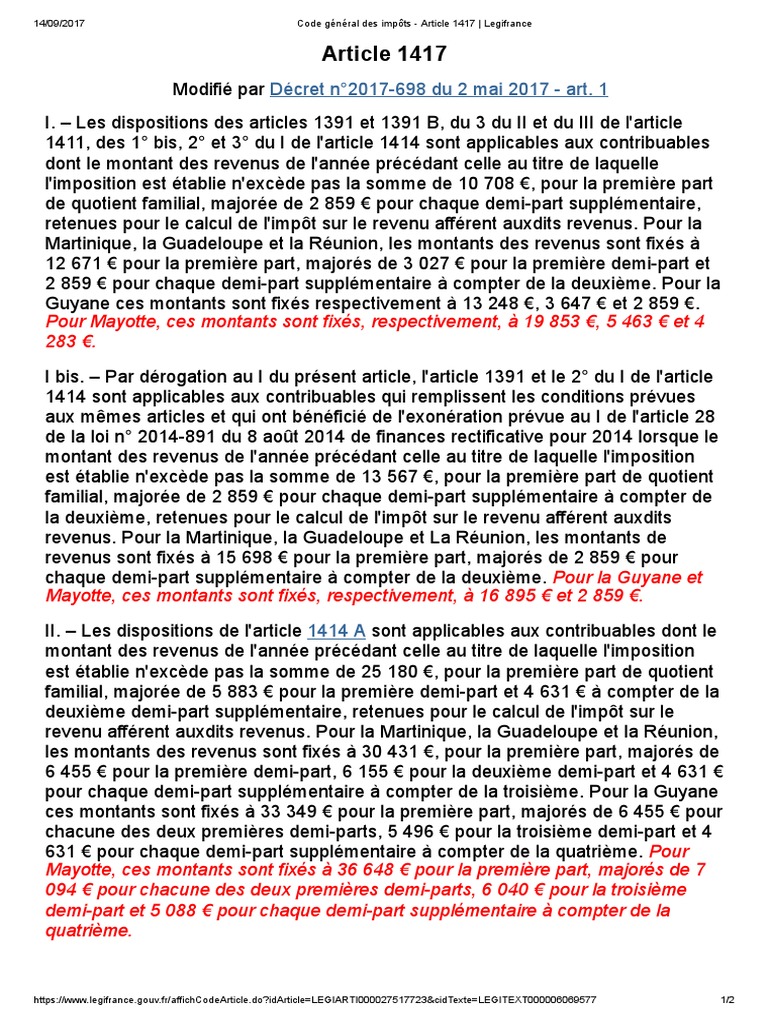 Code général des impôts Article 1417 _ Legifrance.pdf Impôt sur le