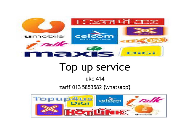 UK Top-Up Service Information | PDF