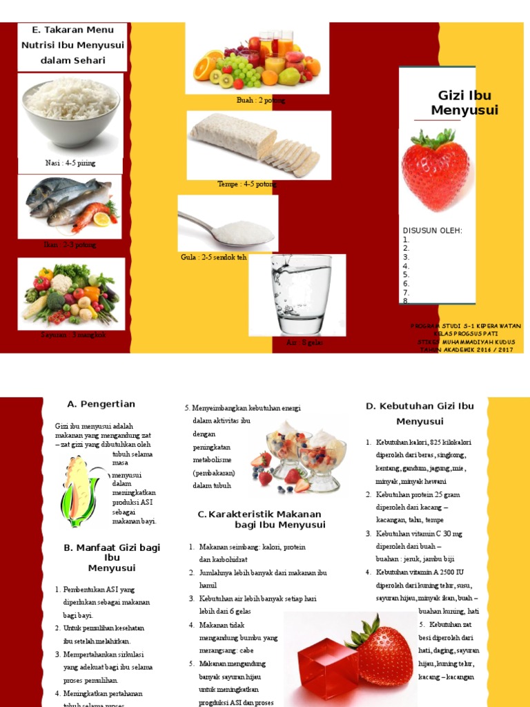 LEAFLET GIZI IBU MENYUSUI doc