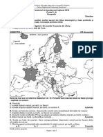 E D Geografie 2016 Var Simulare LRO