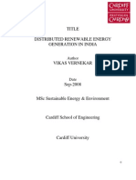 Thesis Distributed Renewable Energy Generation in India