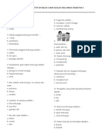 Soal Ulangan Harian Ips KTSP SD Kelas 2 Bab Silsilah Keluarga Semester 2