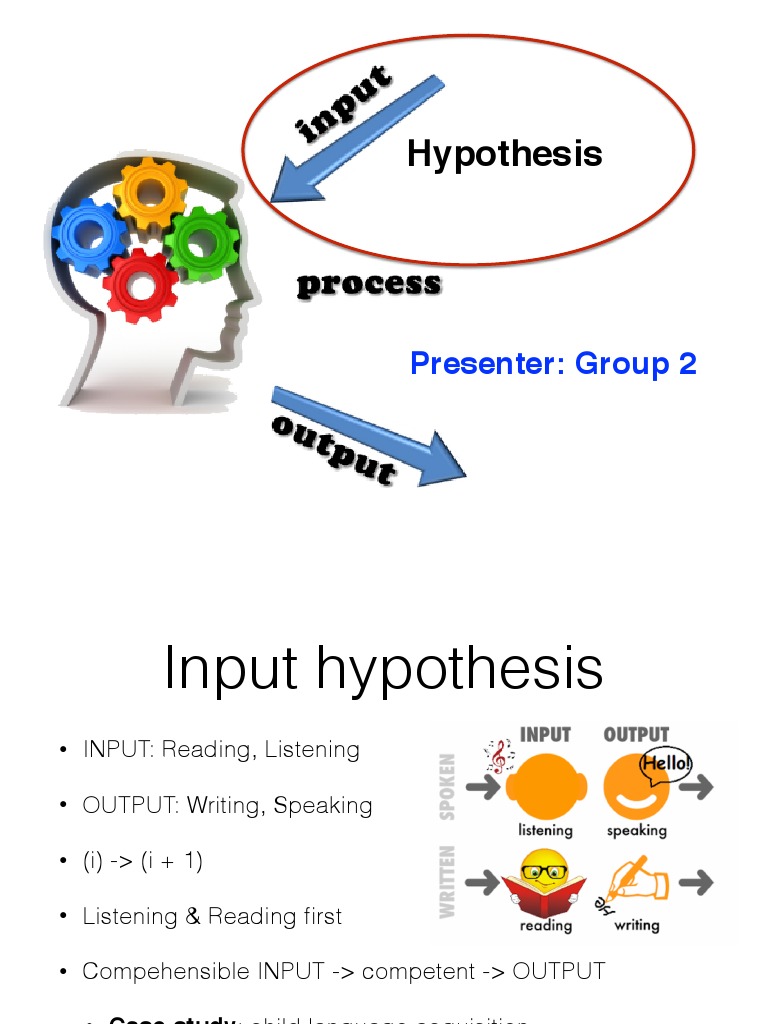 TESOL Input Hypothesis Group 2 PDF