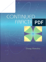 Doug Hensley Continued Fractions