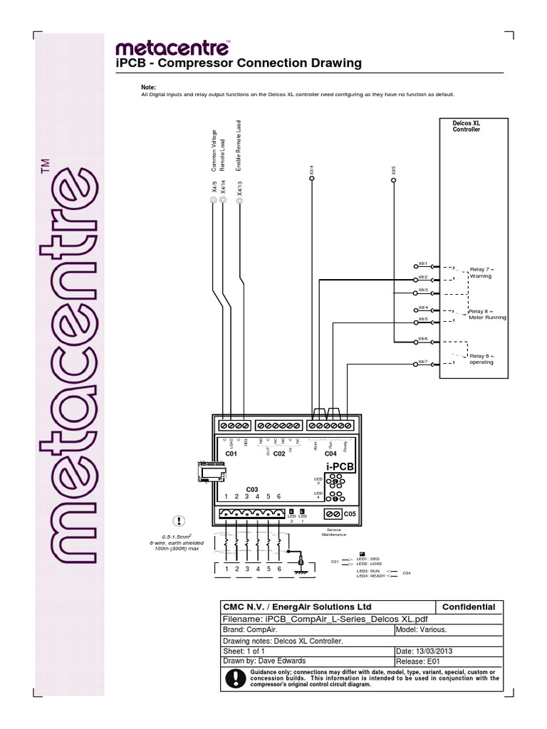 IPCB CompAir LSeries Delcos XL PDF Relay Electric Power
